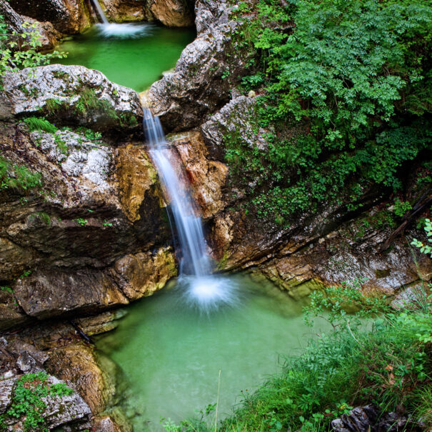 Fratarica canyoning, Julian Alps, Slovenia